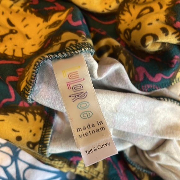 LLR TC Cat (Yellow) Leggings - Picture 3 of 4